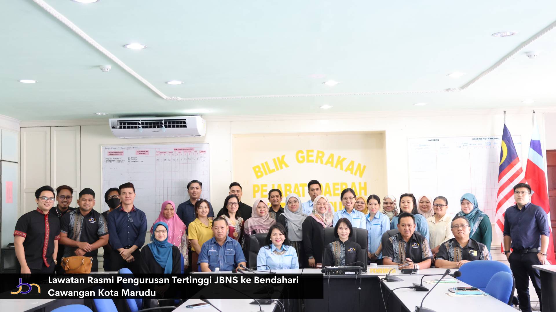 Lawatan Rasmi Pengurusan Tertinggi JBNS ke Bendahari Cawangan Kota Marudu